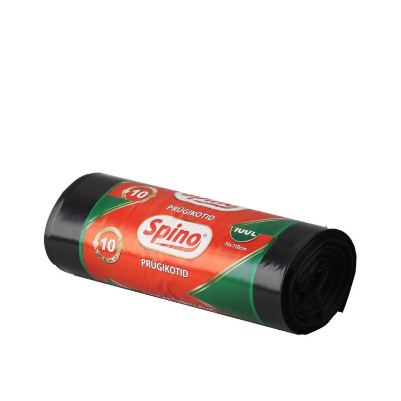 Atkrituma maisi 100 L (70*100 cm) melns 10 gab