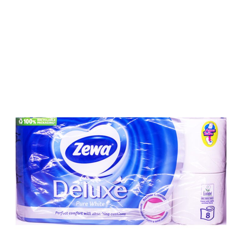Tualetes papīrs "Zewa Deluxe" 8 gab