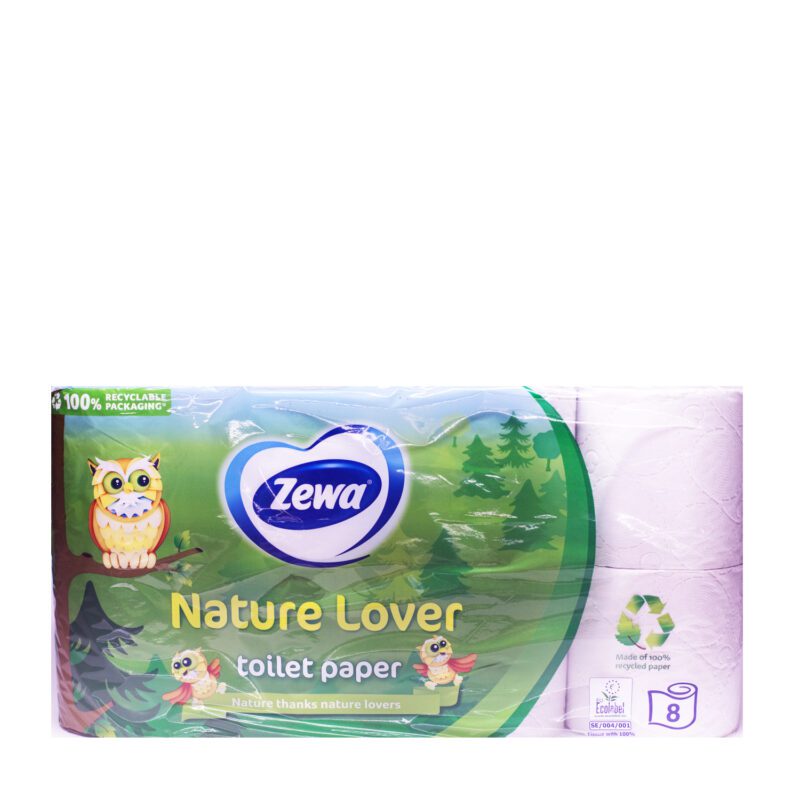 Tualetes papīrs "Zewa Nature Lover" 8 gab