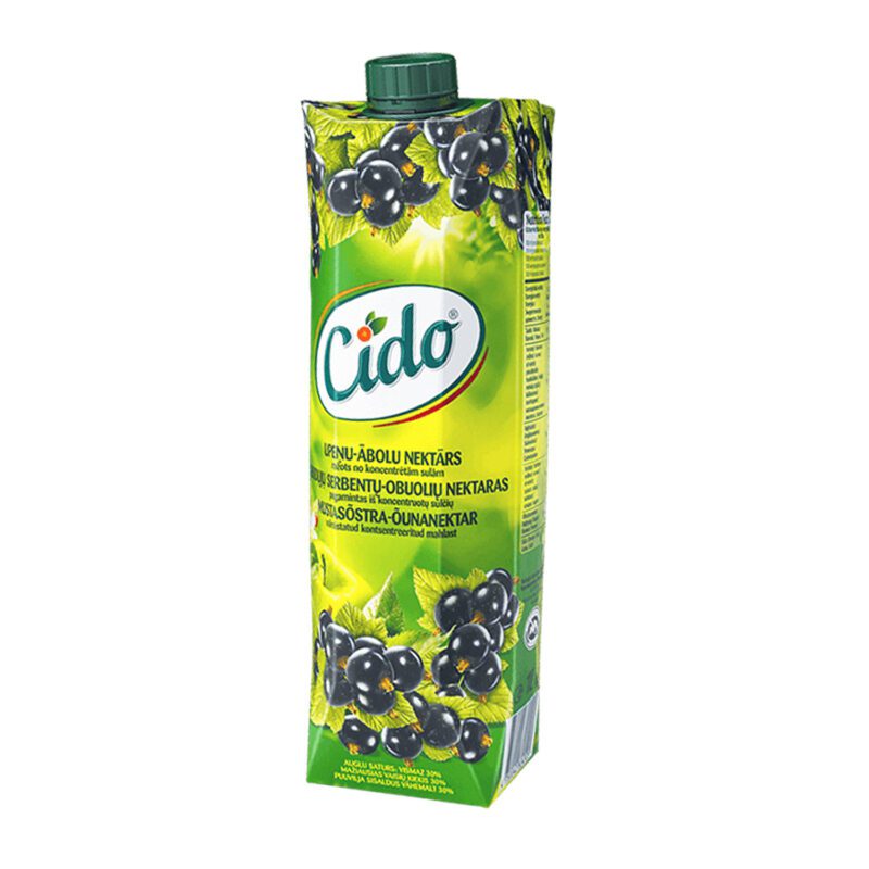 Upeņu-ābolu nektārs "Cido" 1 L